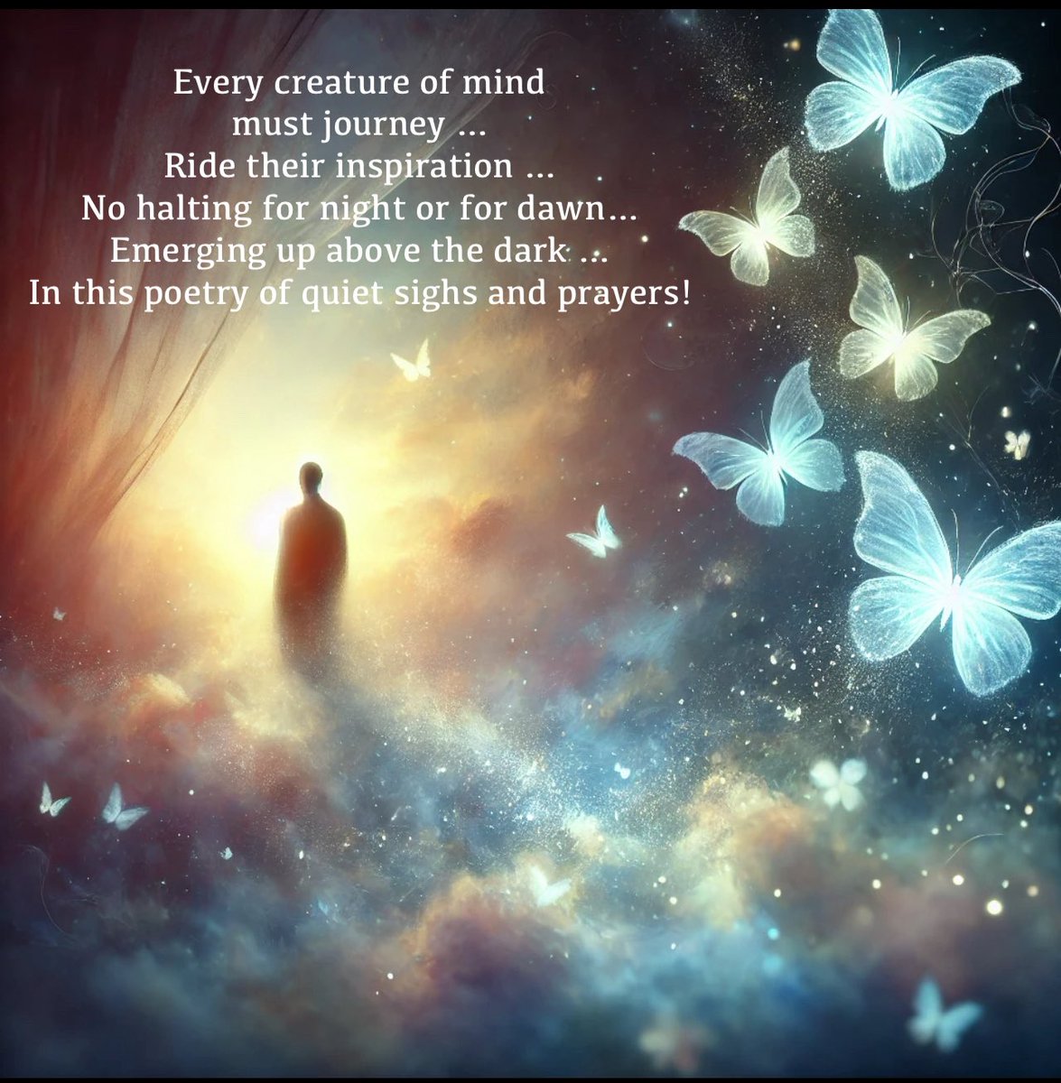 cklafas's tweet photo. Quiet sighs  and prayers ...
#micropoetry #poetrylovers #Haiku #amwriting #poem #spokenword #photopoetry #poetrytwitter #writing #motivation #inspiration #quote #writinglife #WriterCommunity https://t.co/vkhAM3auDM