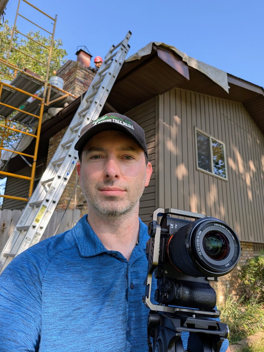 Out hitting job sites for my clients today with my drone and hand camera - capturing all the action and telling stories through video on this beautiful day! 😁🎥
