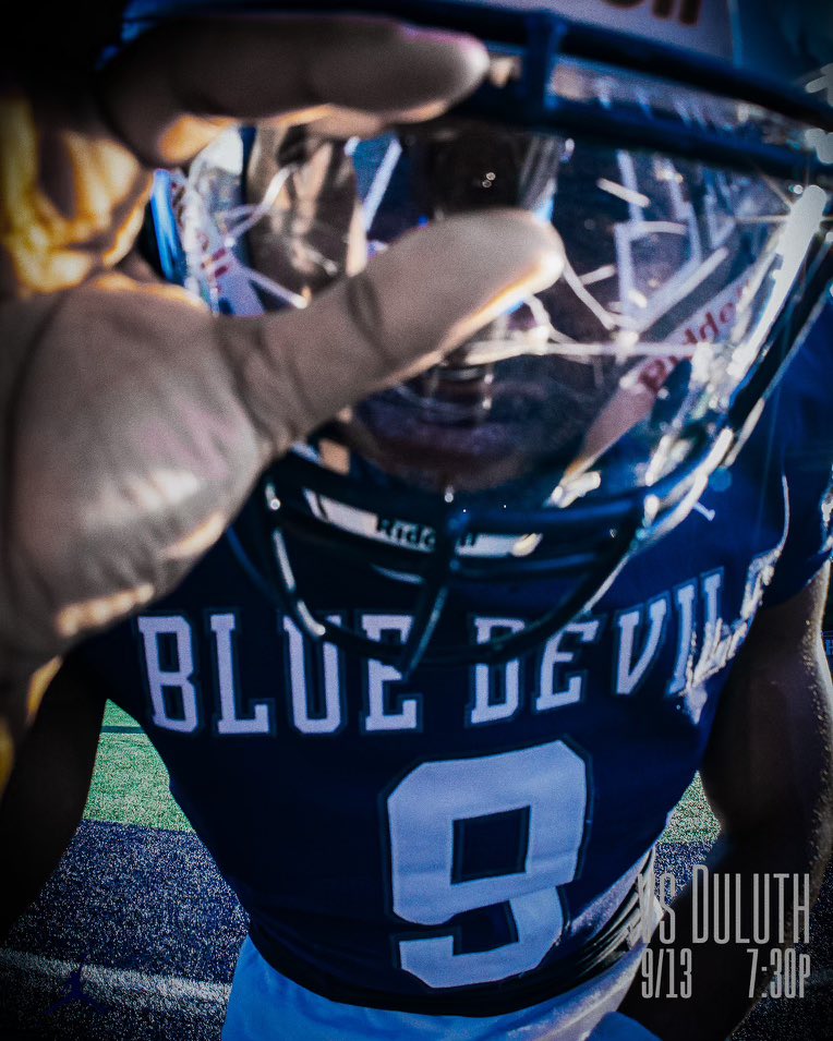 Game 4️⃣ Youth &amp; Alumni Night‼️
📍 Blue Devil Stadium
🆚 Duluth Wildcats 
🗓️ Friday, September 13, 2024
🕰️  7:30PM
🎟️ GoFan.co