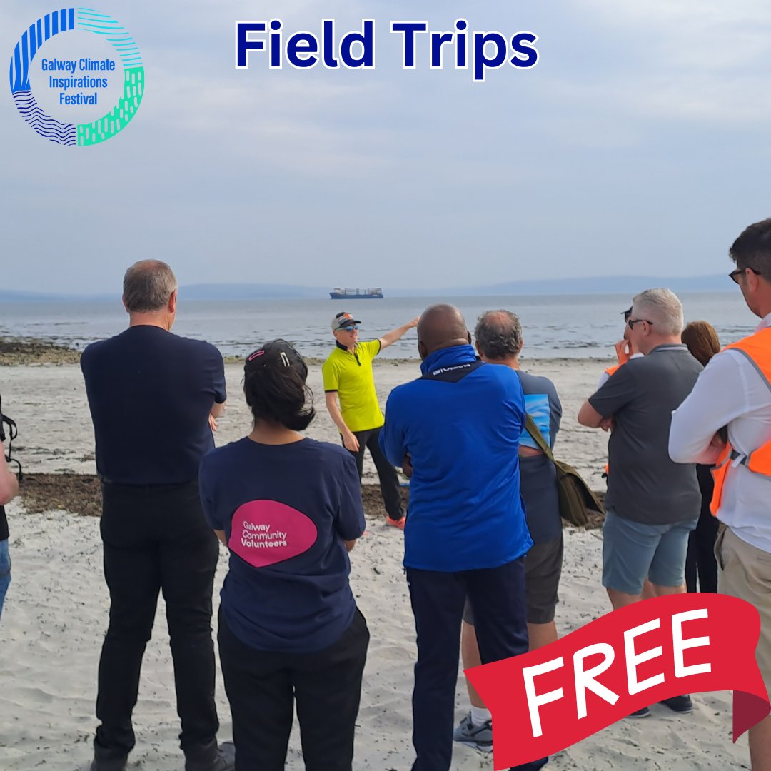 Field Trips at Galway Climate Inspirations Festival!🥳 FREE - NO BOOKING REQUIRED!🤩

👉Biodiversity and climate in crisis: how sand dunes at Grattan Beach can help

Grattan Beach
Saturday Sept 14
12pm - 1pm

For more info galwayclimatefestival.ie/field-trips

#climateinspirations