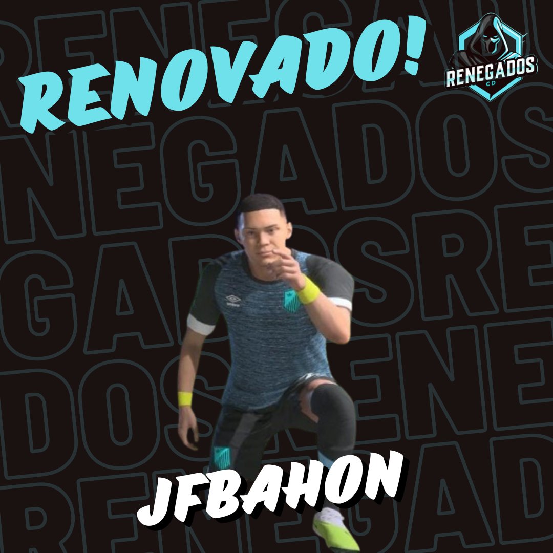 eFutureRNG's tweet photo. 🔵⚫️NOTICIA⚫️🔵

En esta ocasión, es el turno de JFBAHON, otro de nuestros fundadores, que sigue fiel a sus colores, donde suma una temporada mas a nuestro lado, y ya son unas cuantas, cuantos goles logrará transformar en FC25? 
Muy contentos de contar contigo!

#FORZARENEGADOS https://t.co/8I6fGc9Csa