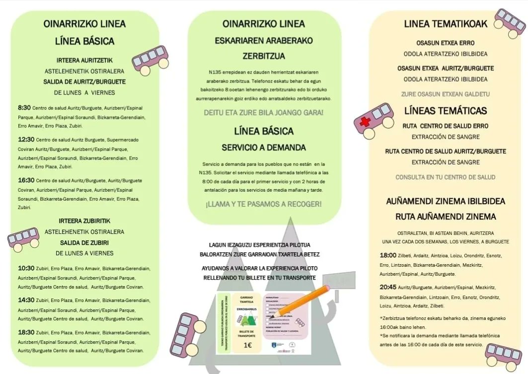 HaizeMorea's tweet photo. Erroibarko Udalak eta Aurizberriko Kontzejuak batera aurkeztu dute Pirinioetako planaren diru-laguntzen deialdira "Erroibarko garraio publikoaren esperientzia pilotua" izeneko proiektua.Proiektuak dirulaguntza lortu du eta deialdiko bigarren puntuaziorik onena lortu du. https://t.co/zNduZ42vR8