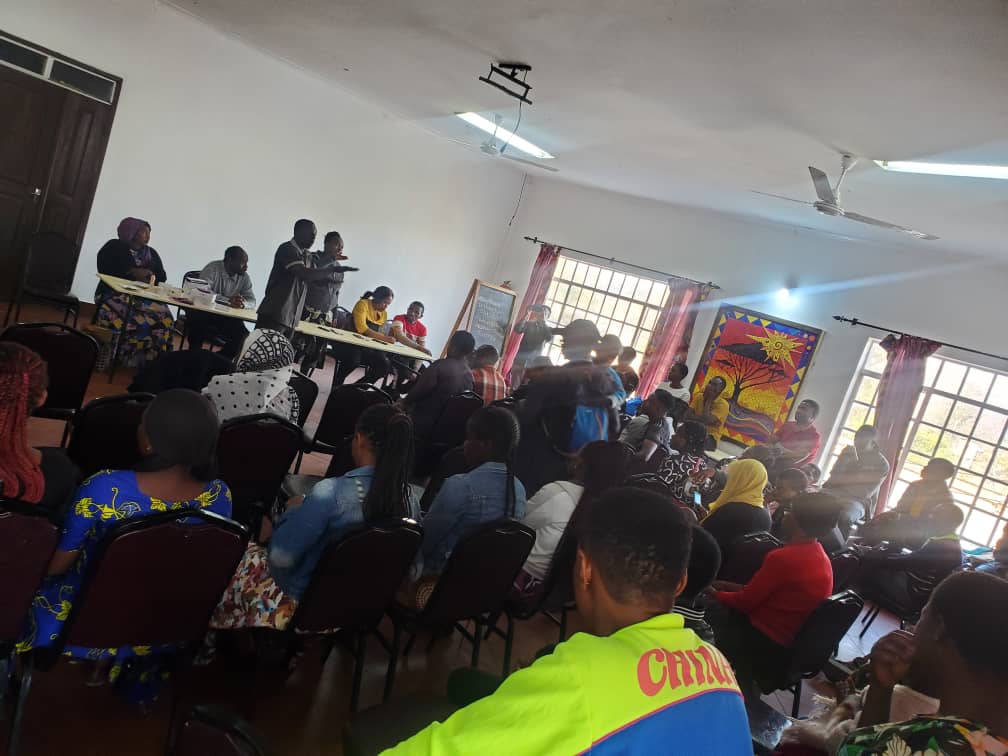 As part of our job to lead and empower others in development,  this week we got a chance to meet and talk to the disabled people who  are under the Neema Craft in the Iringa region, whereby we introduced  our projects, and shared ideas on how we can start working together.