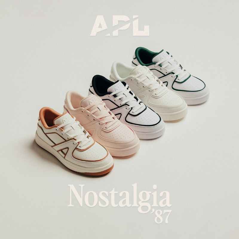 APLrunning's tweet photo. Meet APL's newest silhouette: Nostalgia '87—classic aesthetic and timeless performance.