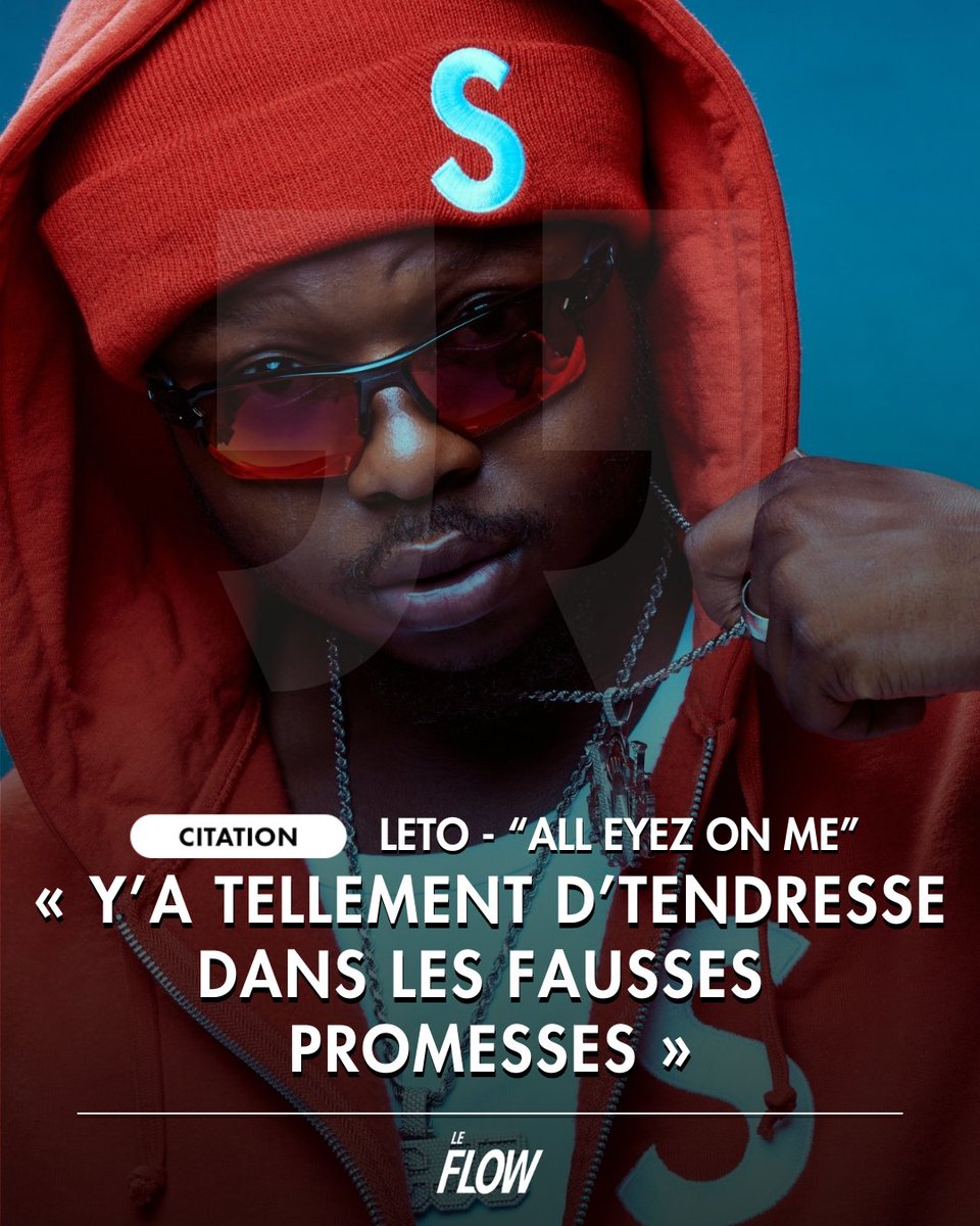 LeFlowtv's tweet image. “All Eyez On Me” de Leto est un hommage puissant à 2Pac, symbolisant la pression et la surveillance constante qu'il ressent dans son ascension. 
Le morceau est extrait de son album “17%”, sorti en 2021.

#Leto #AllEyezOnMe #2Pac #punchline #citation #rap #leflow
