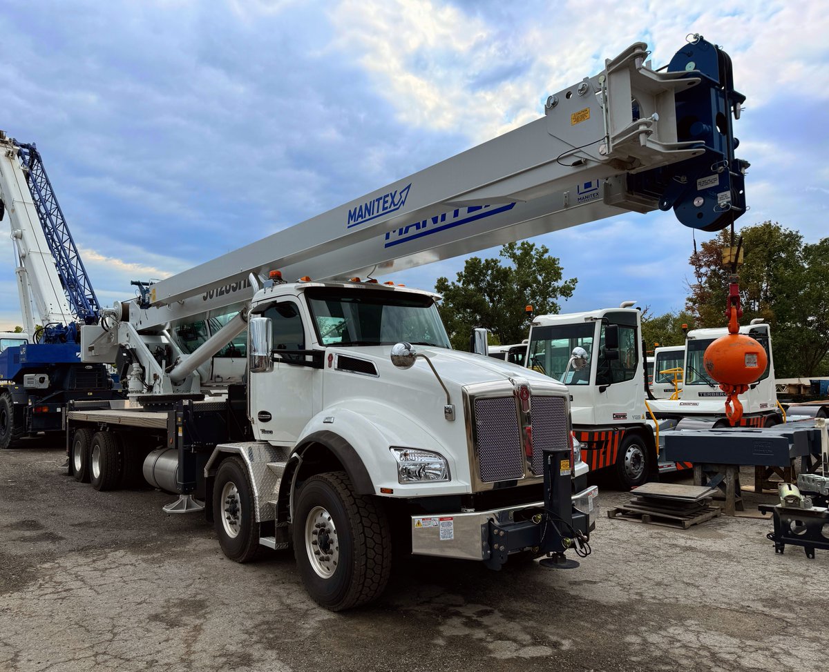 Check out this Manitex 50128SHL in stock at our Oakville branch!

The Manitex 50128SHL is the ultimate boom truck! With its impressive 128 ft reach, rugged durability and 50-ton lift capacity, this crane is designed to tackle the toughest jobs with ease. 

#Cropac  #Construction