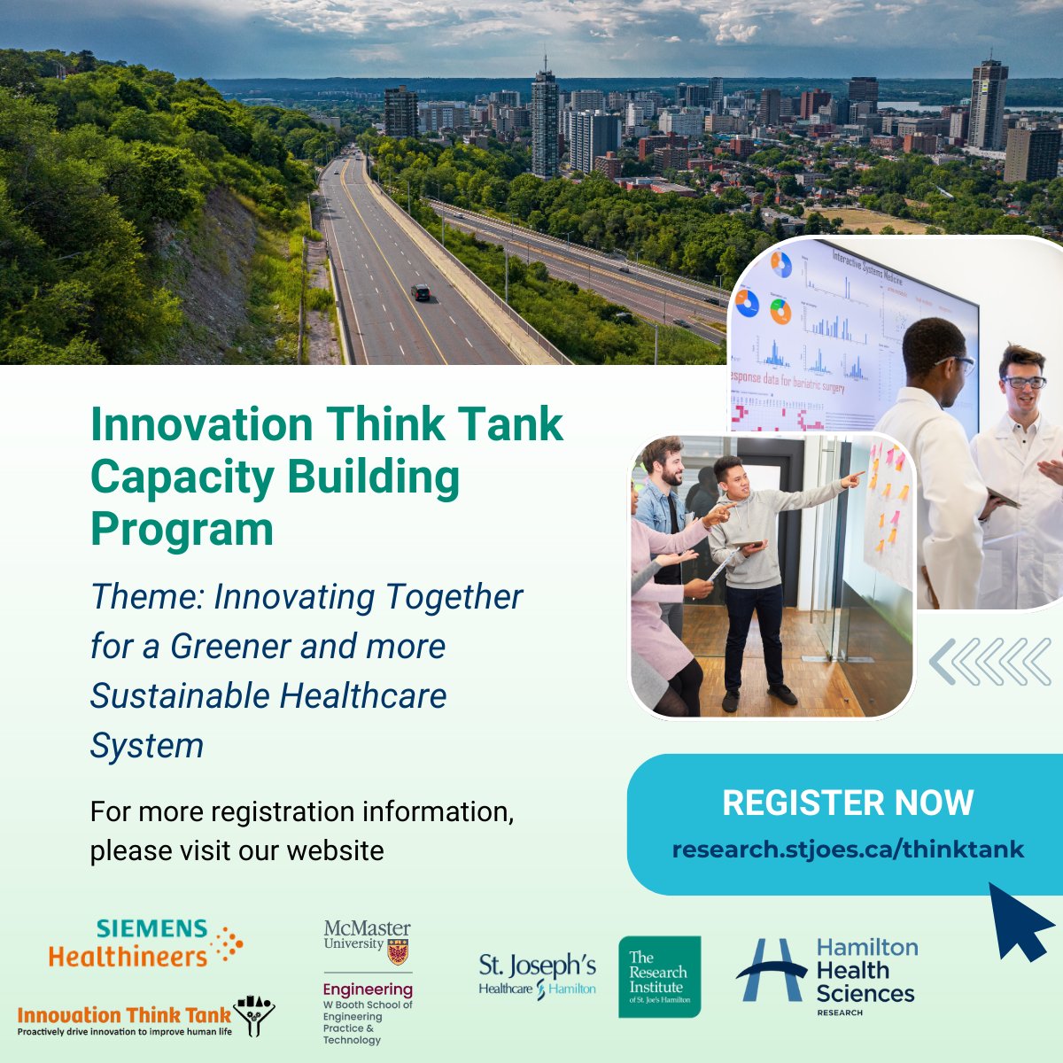 The Research Institute of St. Joe's Hamilton (@researchstjoes) on Twitter photo Calling all students, researchers, & medical staff <a href="/StJoesHamilton/">St. Joe's Healthcare (Hospital & Foundation)</a>! Join the Innovation Think Tank Capacity Building Program by <a href="/Siemens/">Siemens</a> Healthineers Canada & Hospital partners in the #HamOnt area. Learn more here: research.stjoes.ca/thinktank
Application Deadline: Sept. 30, 2024 Calling all students, researchers, & medical staff <a href="/StJoesHamilton/">St. Joe's Healthcare (Hospital & Foundation)</a>! Join the Innovation Think Tank Capacity Building Program by <a href="/Siemens/">Siemens</a> Healthineers Canada & Hospital partners in the #HamOnt area. Learn more here: research.stjoes.ca/thinktank
Application Deadline: Sept. 30, 2024