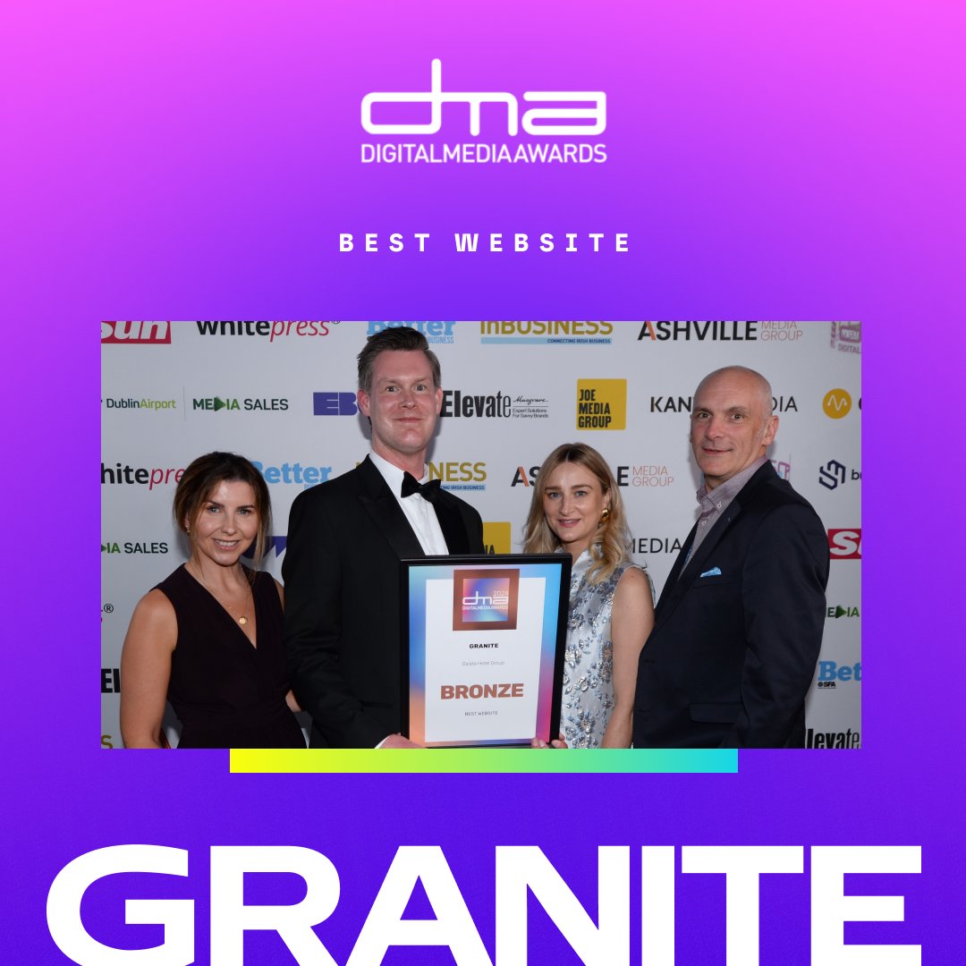 We took home 2 awards from the <a href="/digitalmedia_ie/">Digital Media Awards</a>  Awards Ireland on Friday night 🏆 🏆

We were recognised with the Bronze Best Website Award for our partnership with @Dalatahotels and the Silver Best in Retail and Consumer Goods Award, for our collaboration with Ordú 👏🏿 👏🏽 👏🏻