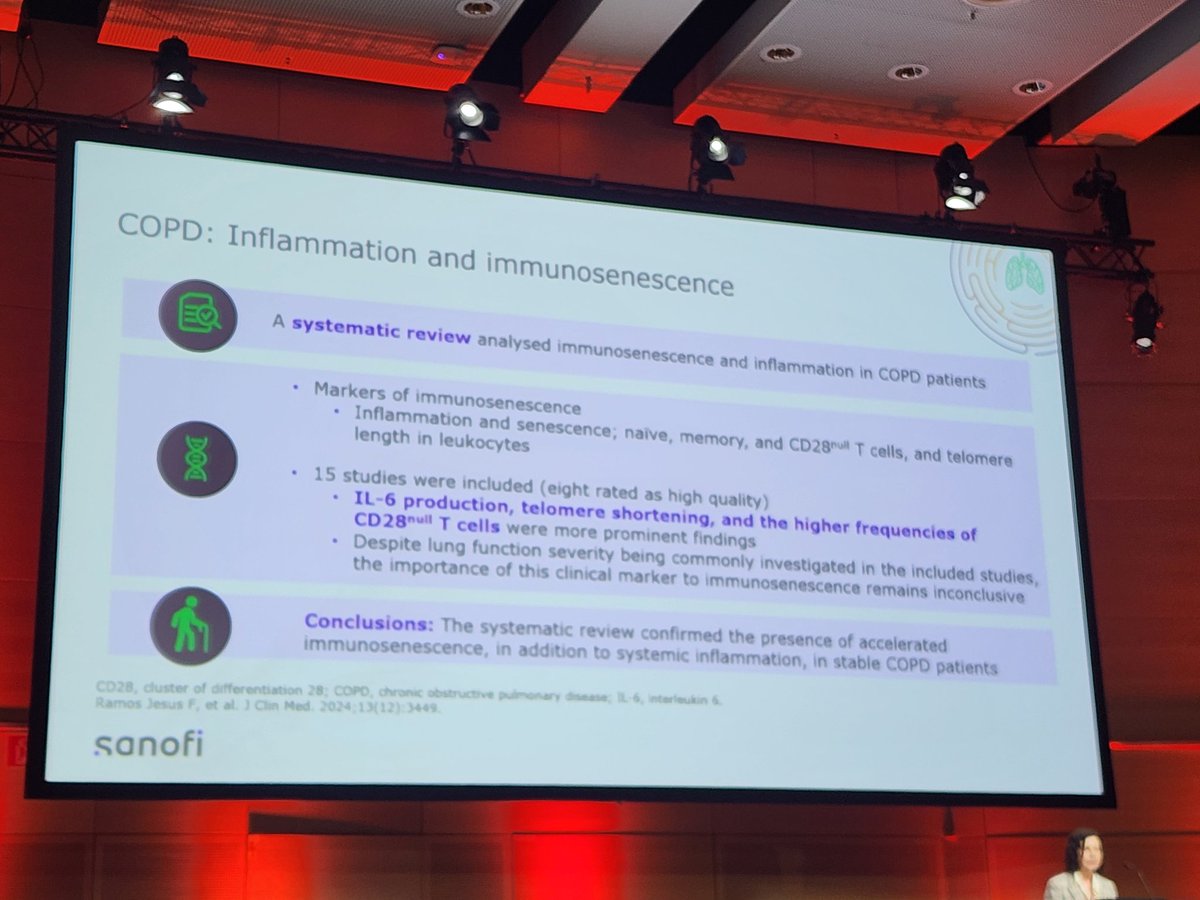 COPD is associated with immunosenesce and frailty <a href="/RosarioMenend12/">Rosario Menendez</a> #ERSCongress