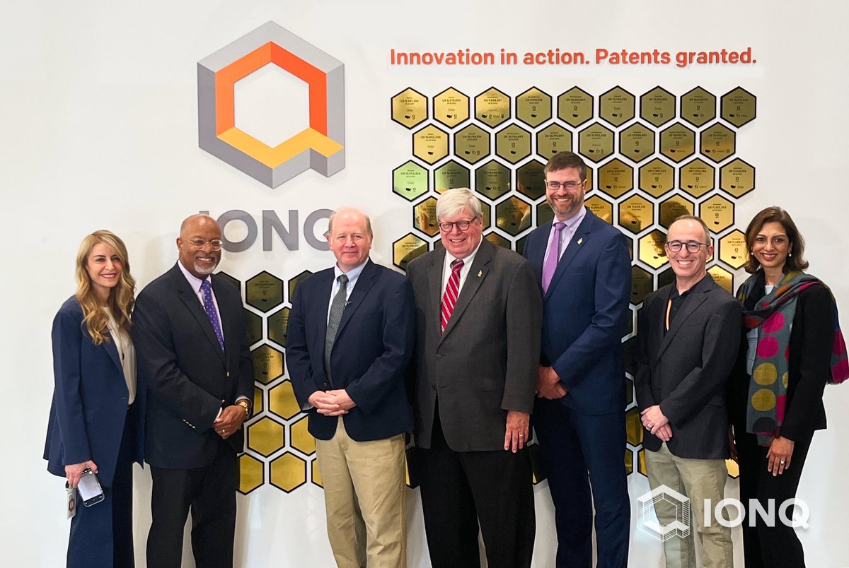 Last week, I toured the <a href="/IonQ_Inc/">IonQ</a> facility in College Park, where we discussed quantum computing in Maryland! It was a pleasure to meet the team, visit the Q-Lab run in partnership with the University of Maryland, and discuss future opportunities in quantum technology.
