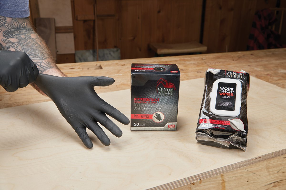 woodworkingques's tweet photo. Venom Steel Shop Supplies: Tool:Rip Resistant GlovesShop Now  Manufacturer: Venom Steel MSRP: $14.99 Just like a good pair of socks, a good set of disposable gloves is a luxury that I will not go without. My problem with cheaper gloves are … 

Source https://t.co/BQvAu64JFy https://t.co/09wKJNpRu7