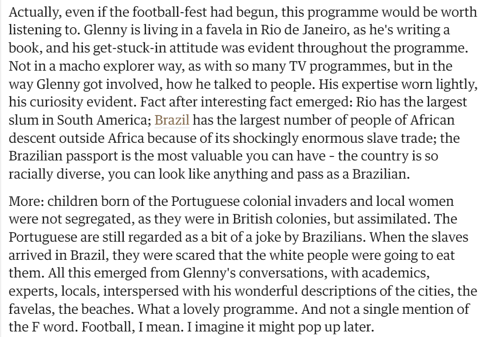 Miles Warde (@mileswarde) on Twitter photo This week Taiwan.
Ten years ago it was The Invention of Brazil
We should do a book of photos from these trips
Review by <a href="/msmirandasawyer/">Miranda Sawyer</a> This week Taiwan.
Ten years ago it was The Invention of Brazil
We should do a book of photos from these trips
Review by <a href="/msmirandasawyer/">Miranda Sawyer</a>