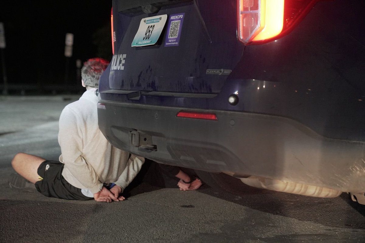 kcpolice's tweet image. Overnight, officers continued enforcement against criminals performing illegal sideshows all around Kansas City, including both sides of the river.

Two arrests. Six vehicles towed. 57 citations, including for spectating.

Property Crimes detectives…

1/2