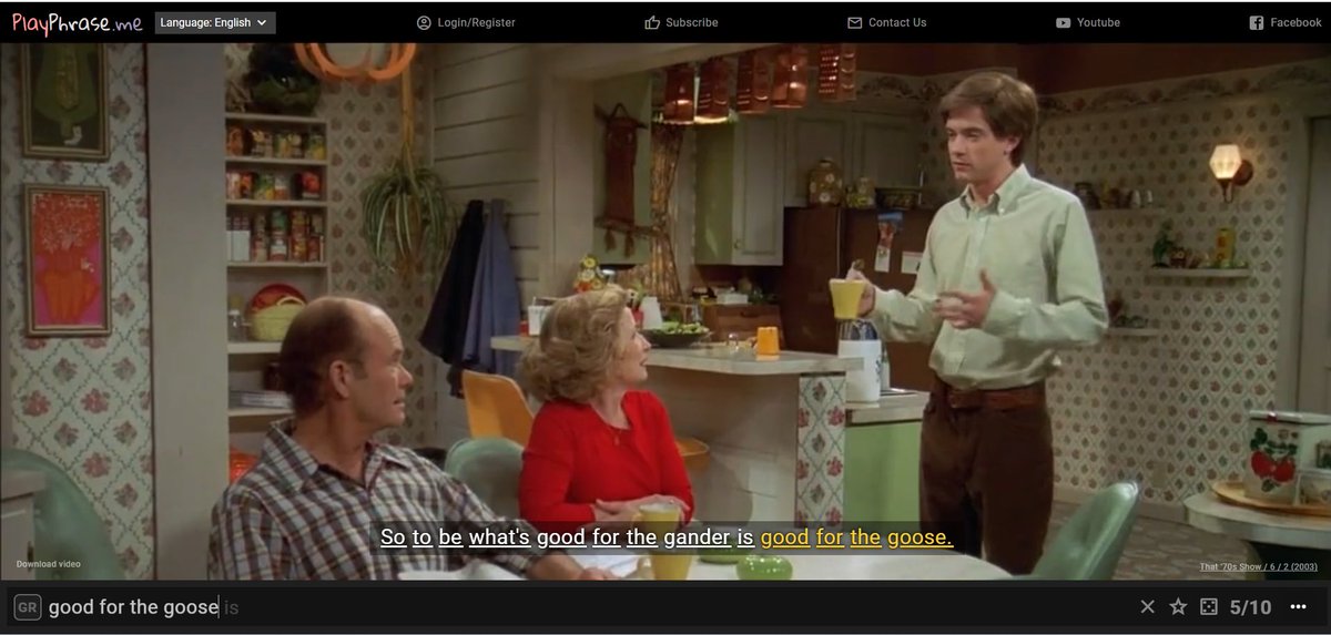A veces no entiendo bien el significado/tono de una expresión y no salgo de dudas leyendo su definición en el diccionario.

Para esos casos: playphrase.me permite ver ejemplos de uso en películas y series.

Si estás aprendiendo idiomas o traduces: gran recurso✨.