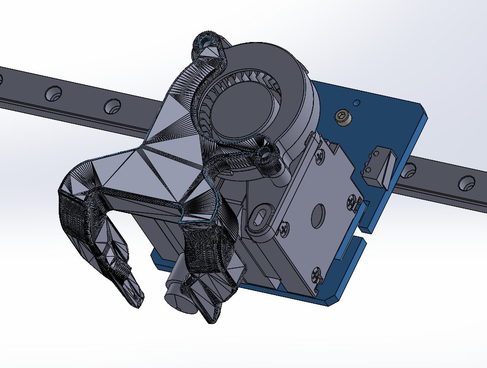Been a little while since I posted about some good ol' CAD but here's something I'm working on for the CR-30 Belt printer!

The important part is the blue part!