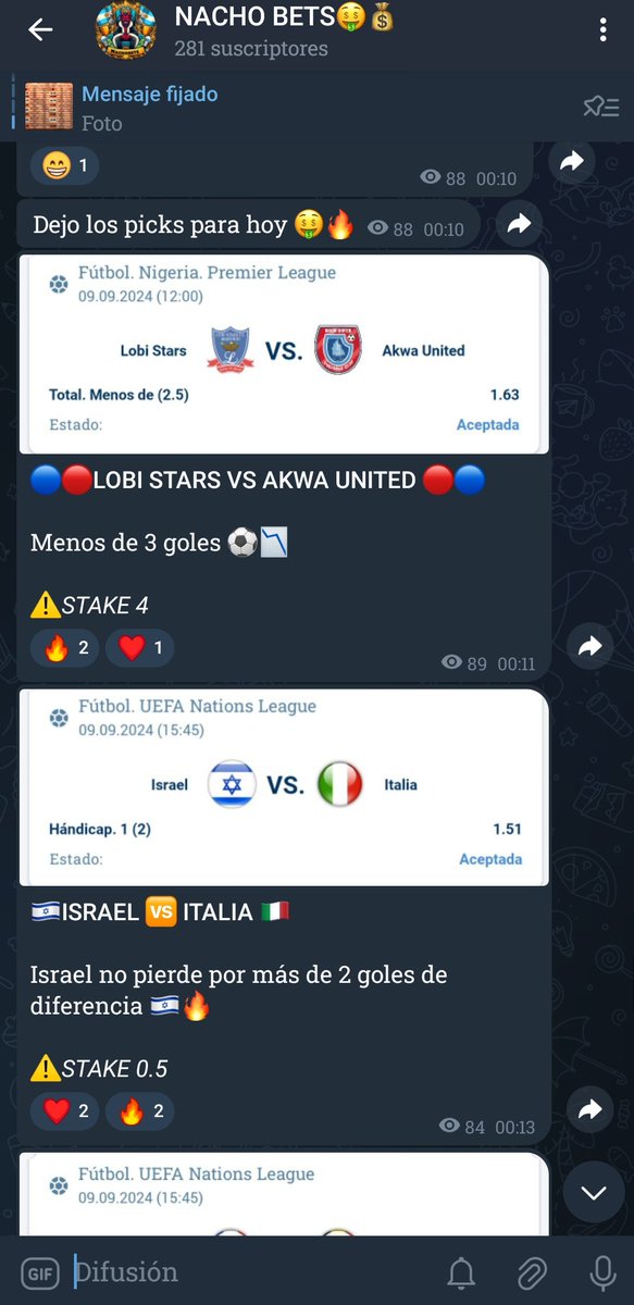 Más de 10 free picks para hoy en mi telegram 🍀🫰🏻

t.me/+QH7waqqeIkcyO…