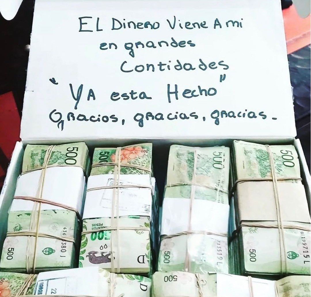 ✨🌟Vibro en Abundancia🌟✨

✨💰El dinero viene a mí💰✨

🙏💰Decreta: GRACIAS 💰🙏