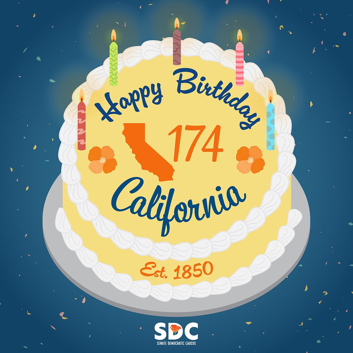 CA Senate Dems tweet media