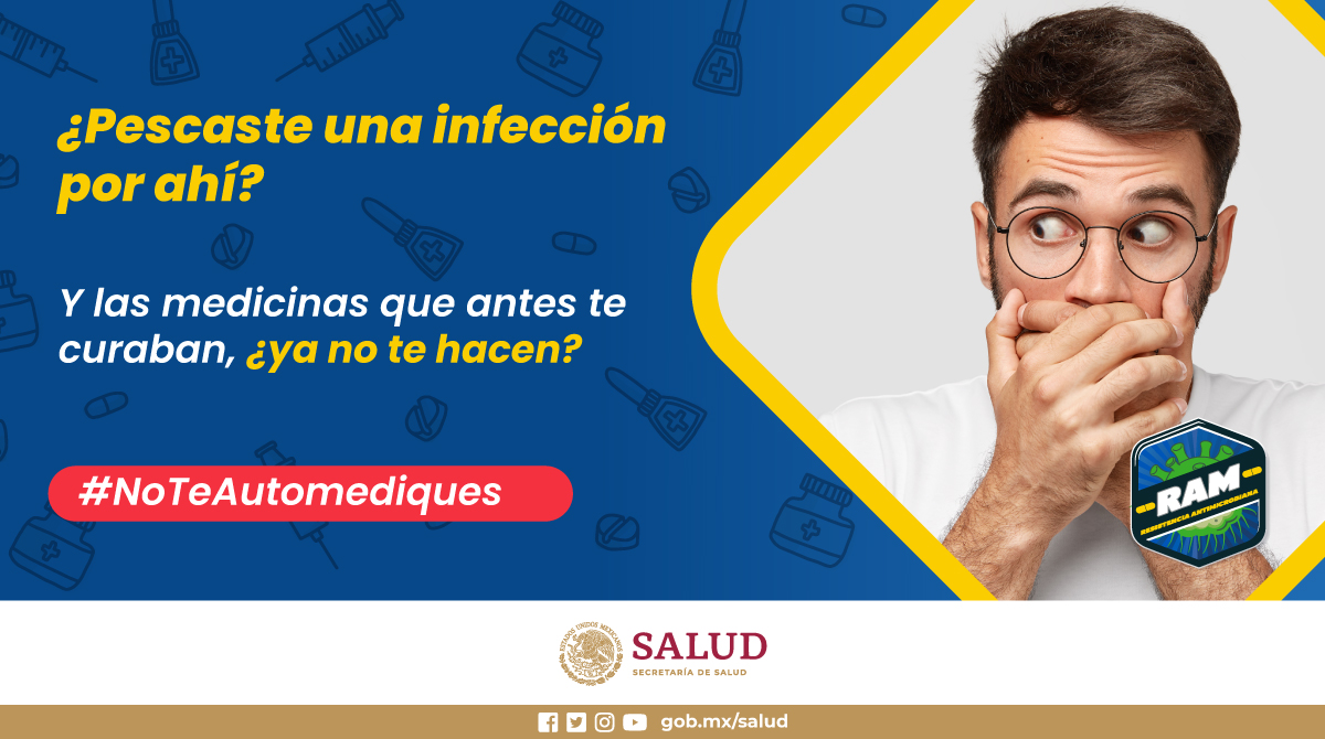 SaludSPPS's tweet photo. Conoce la amenaza de salud que enfrentamos por la resistencia antimicrobiana (RAM) 🦠. Juntos hay que frenarla ✋. #UsoDeAntimicrobianos 💊 #NoTeAutomediques 🚫 #SalvaVidas ❤️ #FrenaLaRAM 🛑 #UnaSalud 🌍 https://t.co/irlEukrqTN