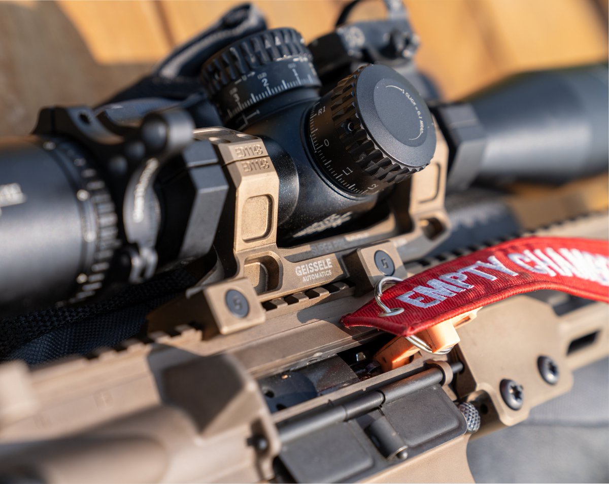 GeisseleAuto's tweet photo. If you’re hitting the range this week, a good optic mount could make all the difference. #SuperPrecision #Geissele https://t.co/TlAAFlc3vA