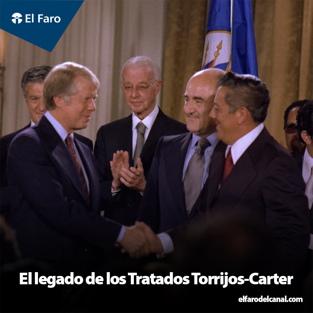 canaldepanama's tweet photo. El 7 de septiembre de 1977 el mundo presenció un evento que cambió para siempre la historia de Panamá y la geopolítica de América Latina: la firma de los Tratados Torrijos-Carter.  Conoce su legado en tu revista El Faro.