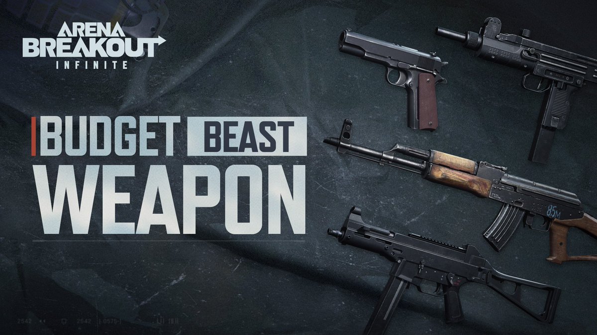 What’s your go-to budget beast gunsmith setup? Share your budget weapon tips for a chance to win a #Steam card!
How:
1⃣Like and Retweet
2⃣Drop your budget weapon and mod setup in the comments

We'll pick 5 lucky players to receive a $20 Steam card!
Ends Sep 15
#ArenaBreakoutpc
