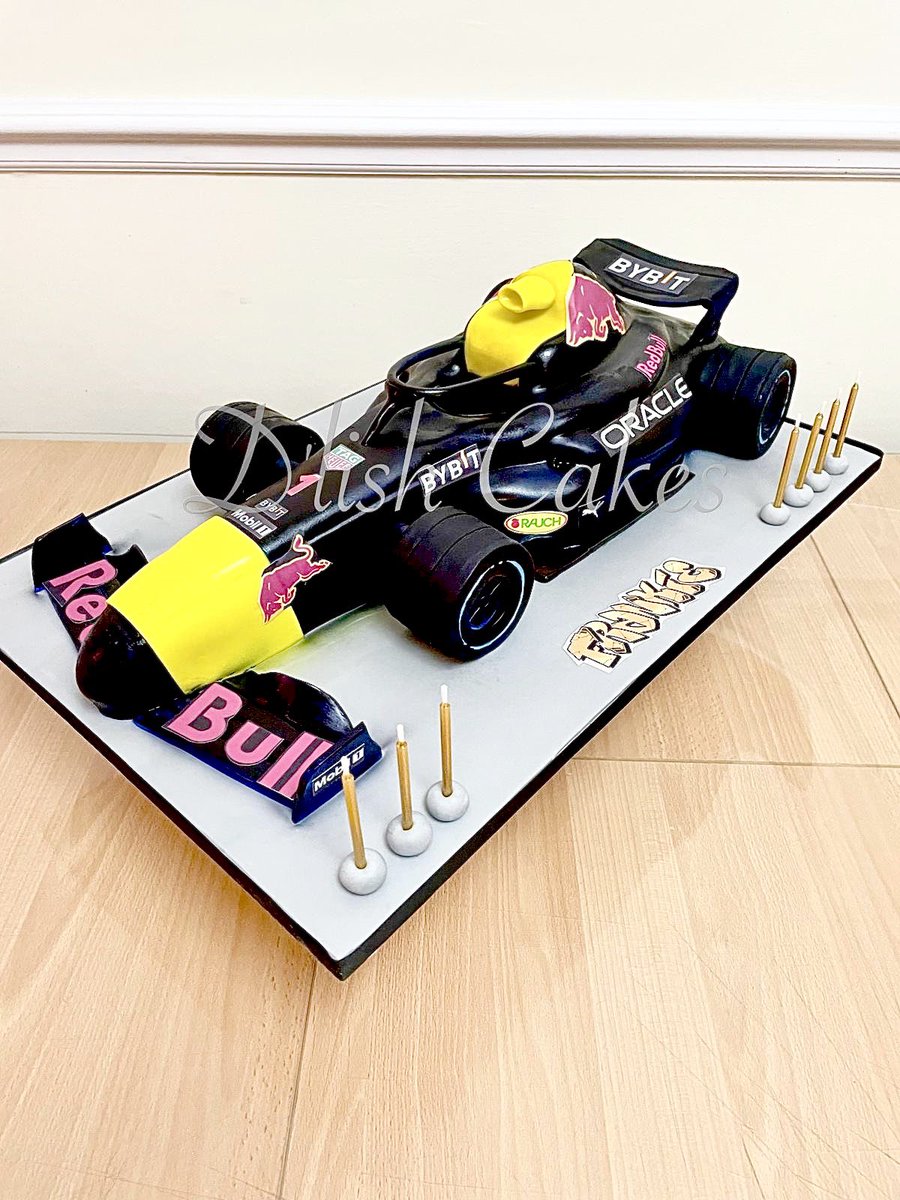Grand Prix Car Cake I made for one of my customers. This time Max Verstappens Red Bull Car.  #cake #cakes #HAPPYBIRTHDAY #grandprix #RedBull #RedBullRacing #MaxVerstappen <a href="/Max33Verstappen/">Max Verstappen</a> <a href="/redbullracing/">Oracle Red Bull Racing</a> <a href="/redbull/">Red Bull</a> <a href="/RedBullUK/">Red Bull UK</a> <a href="/F1/">Formula 1</a> <a href="/CakeandBakeShow/">The Cake & Bake Show</a> <a href="/cakechatter/">CakeChatter.com</a> <a href="/LCOTrading/">LCO Trading Ltd</a> #bakery