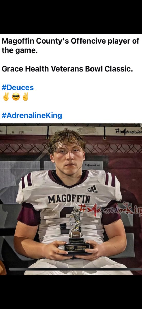 Congratulations to Curtis and Blake !! Proud of how hard our team played !! On to the next one !! GO HORNETS 🔥🔥🏈🏈🔥🔥!!!