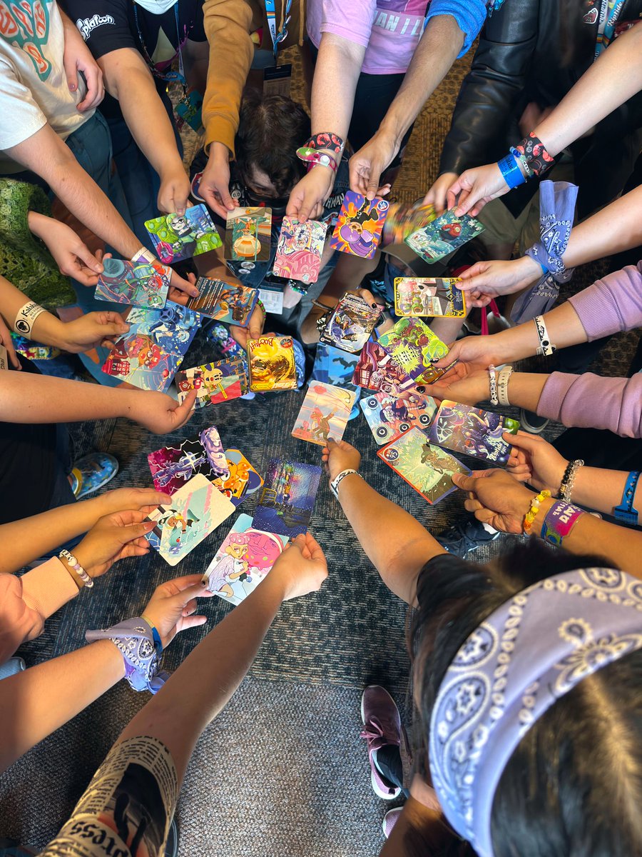 All of the artist cards from Riptide 2024 💛