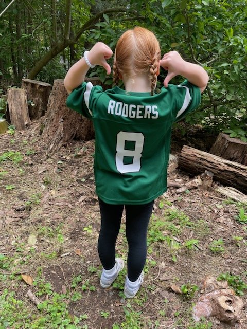 My girls are READY for the <a href="/nyjets/">New York Jets</a> opening game!
They have the chance to grow up with a successful franchise to root for (unlike my last 40 years)! 
Let's make it happen #Jets!
#JetUp    #TakeFlight #MNF #NYJvsSF