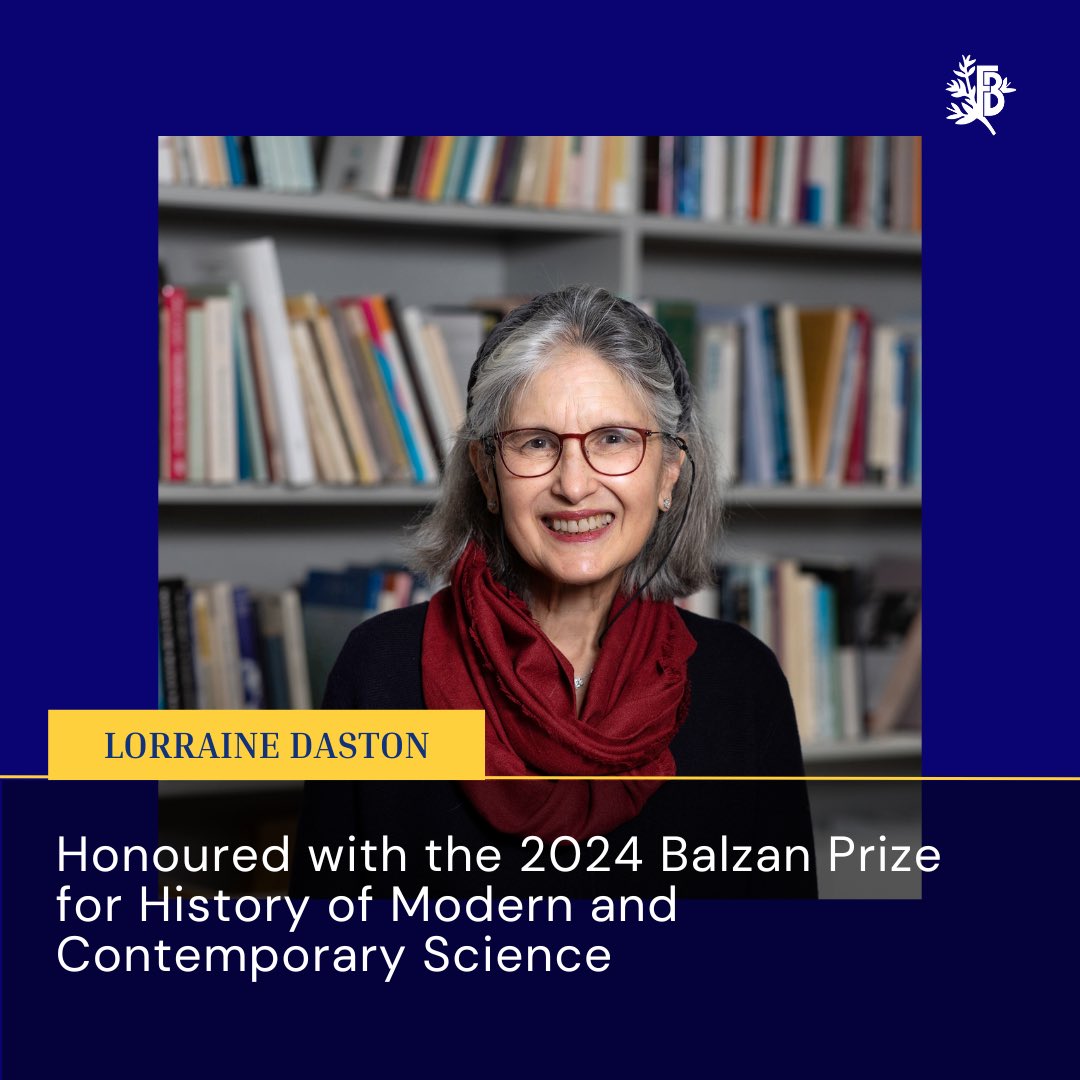 Lorraine Daston is the 2024 Balzan Prize for History of Modern and Contemporary Science for the extent, originality and variety of her work, which has drawn on a wide range of scientific fields to highlight the mental representations and values underlying research activity.