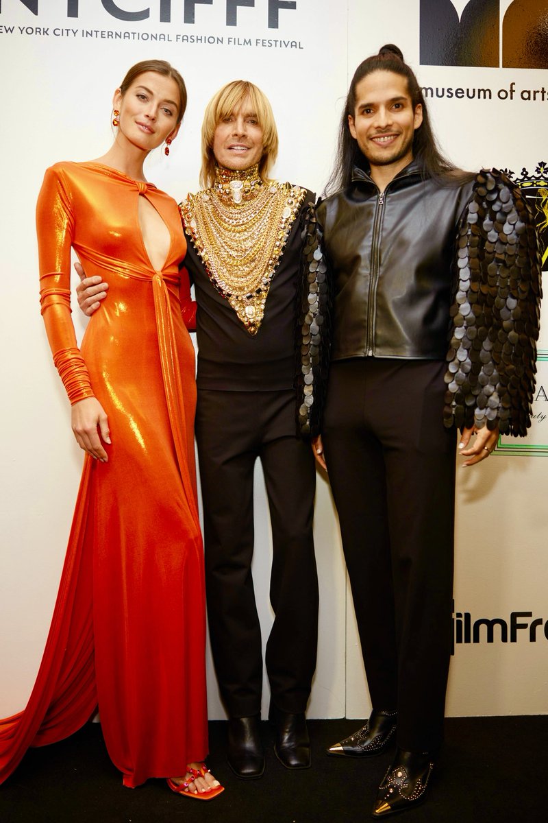 Congratulations to winners at the New York City international fashion film festival Friday night at Museum of Art and design especially honored to have Pat Whinnie Kaufman from mayors office officially open the event #nycifff congratulations Pedro Oberto for putting this together