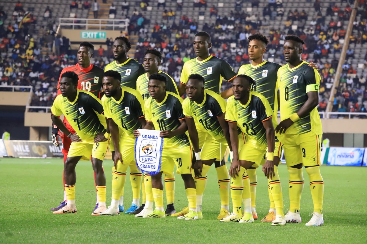 newvisionwire's tweet photo. HALFTIME! ⏱️⚽
Uganda 1-0 Congo
Abdul Aziz Kayondo’s rocket puts the Cranes ahead at the break! 🚀👏🏽

The first half was a thrill! Can we keep the momentum and push for more goals? Drop your thoughts and predictions for the second half! 💬🔥

#UGACGO | #AFCONQ2025 | #GoCranes | #VisionSports
📸: @UgandaCranes