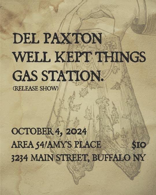 wellkeptthings's tweet image. Ripping a gig with Gas Station and @delpaxtonbflo on 10/4.

See you there 👻