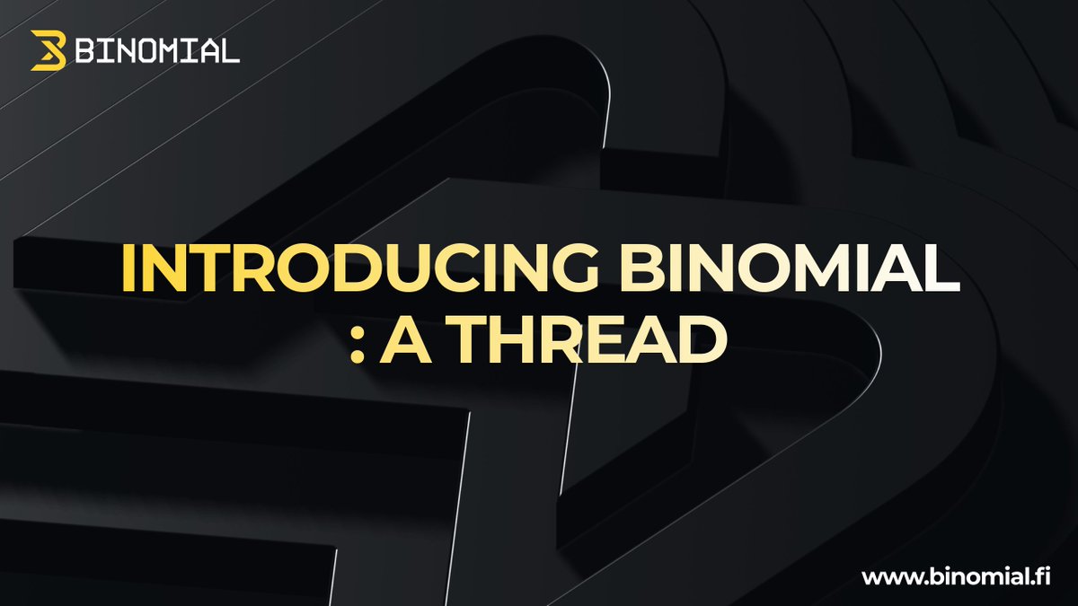 A Thread 🧵 , Introducing Binomial.

A Protocol built on BNB that introduces staking and BNB native AVS

With the motto of “Shared Security Transforming the BNB Ecosystem”

[1/5] 🧵 👇