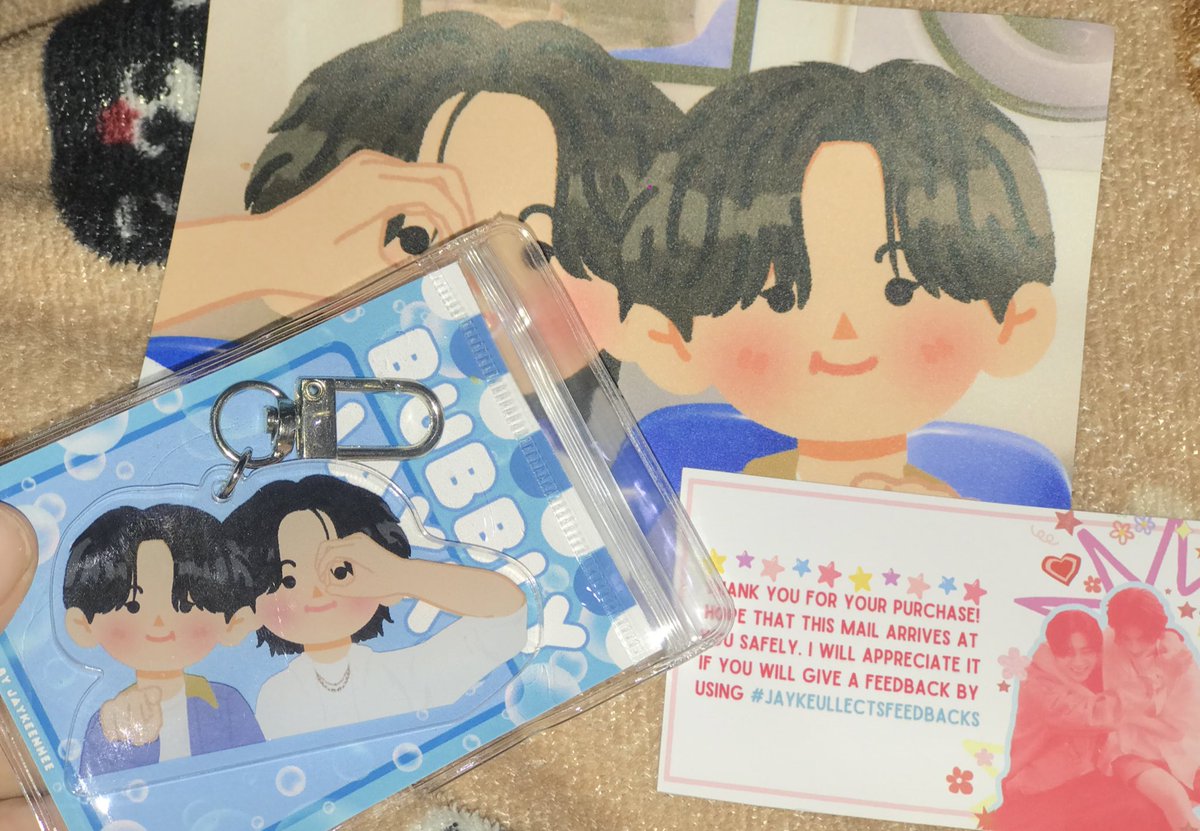 rpprjksim's tweet photo. omg ngayon ko lng na unbox kasi di ko alam dumating na palaaa😭😭😭 cutieee so much my bubbly jayke!!! Thankyou so much po @jaykeenhee 🫶🏻 #jaykeullectsfeedbacks https://t.co/zqXd7Z2TBE