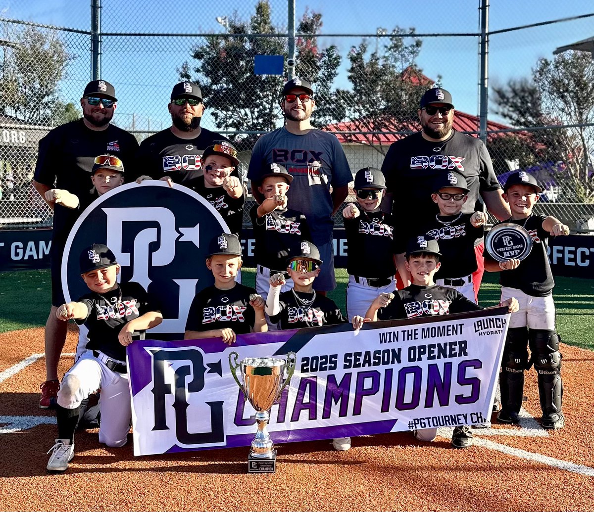 BattersBox's tweet image. Great start to the fall season for Batters Box 8U Black going 4-0 and winning the championship this weekend in the PG Season Opener @SnowdenBaseball Congrats guys! 🏆 #reptheBox #BoxBoys