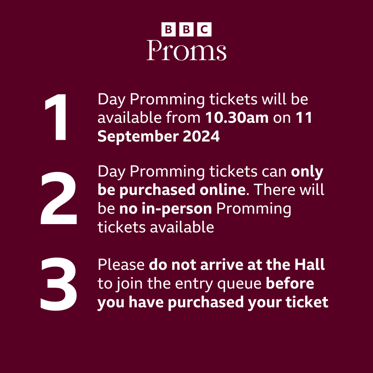 BBC Proms tweet media