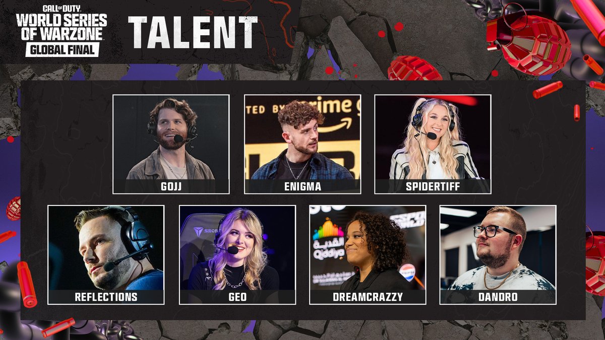 The Official #WSOWGlobalFinal Talent Roster 🤩🔥