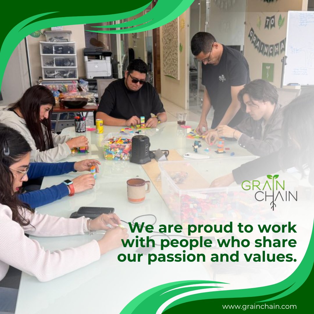 GrainChainIO's tweet image. We feel immensely proud to work side by side with people who share our vision and values, who communicate clearly, and who face every challenge with professionalism and dedication 🚜

🌐 Learn more at: grainchain.com

#HighPerformanceTeams #ExcellenceInCollaboration