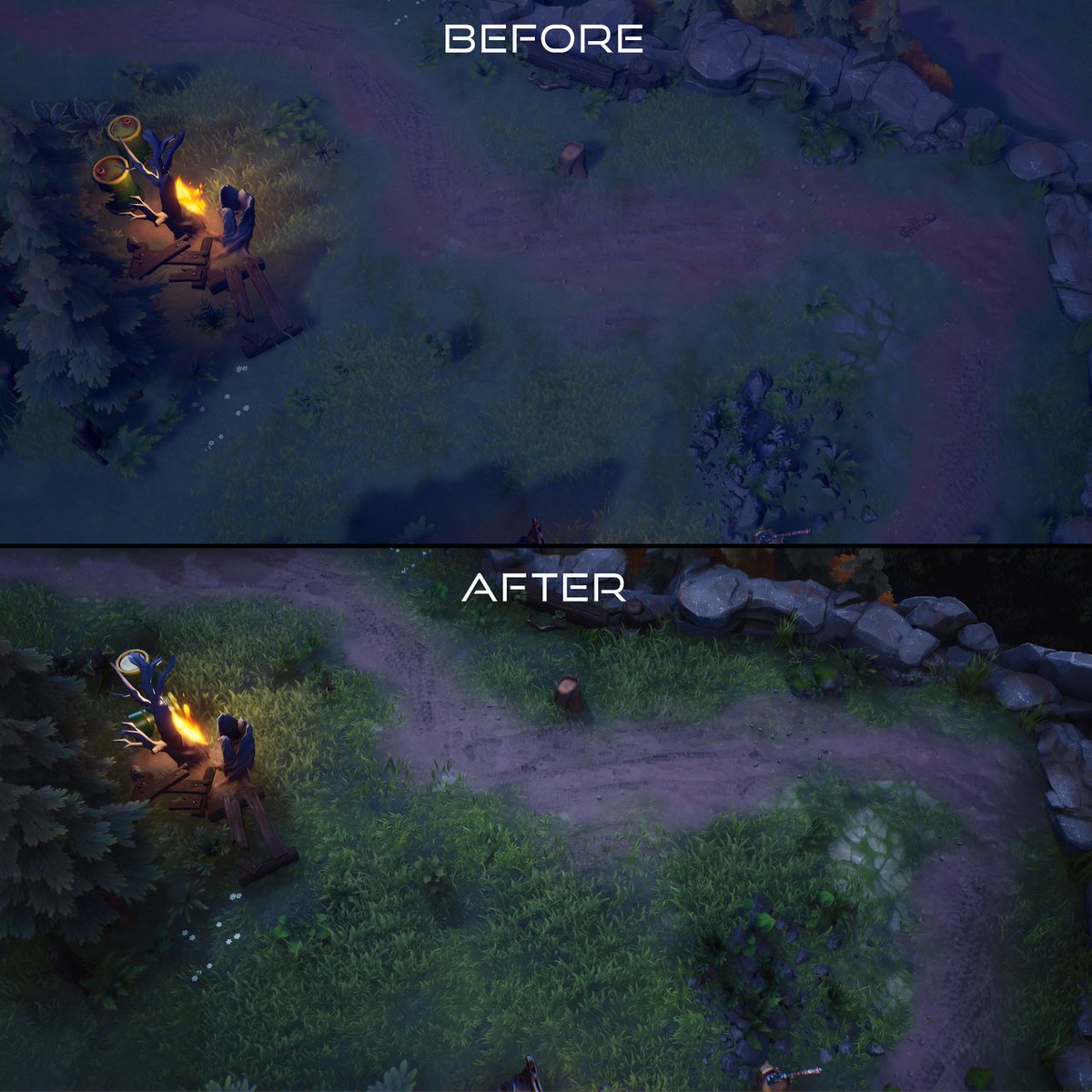 As we prepare for the upcoming content patch, take a look at the visual improvements our devs have implemented!