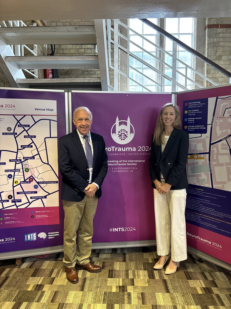 Dr. Reisner recently attended the  International NeuroTrauma Society’s 2024 Meeting in Cambridge, UK🧠🎉