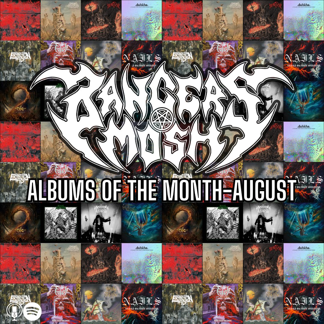 Join us as we discuss some our favourite releases from August - Concrete Winds, Dawn Treader, Demiser, Duhkha, Extinction A.D., Fulci, Holy Blade, Nails, Nile, Oxygen Destroyer, Spectral Wound &amp; Vile Rites. Streaming in all Podcast spots ⚔️