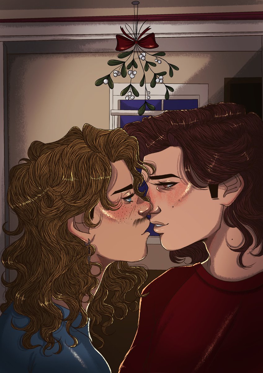 My piece from the <a href="/HarringroveZine/">👑 Kings of Nowhere Zine</a> for @OneBrainSel fic!
#Harringrove #billyhargrove #steveharrington 
------
archiveofourown.org/collections/Ki…