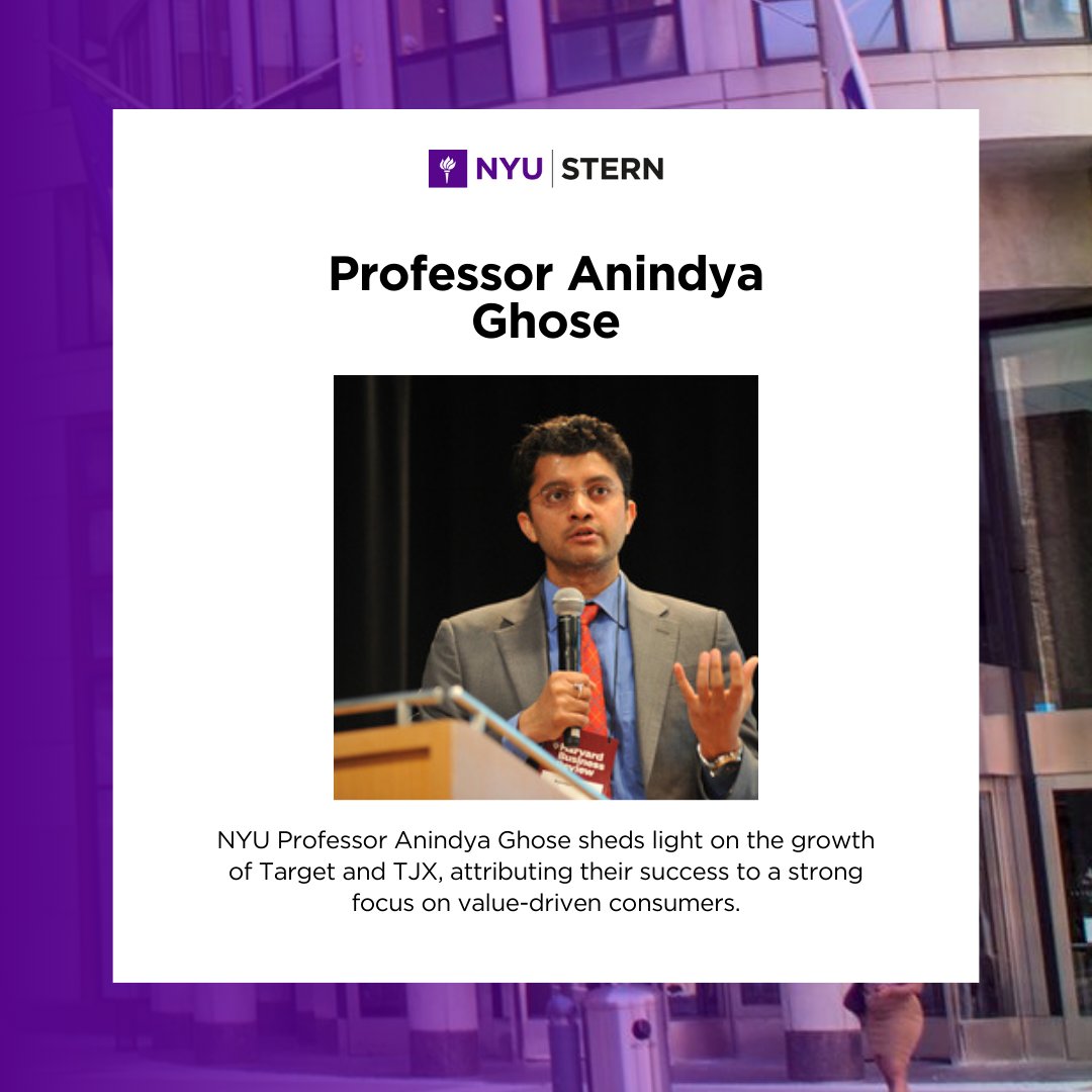 According to <a href="/NYUStern/">NYU Stern</a> Prof. Anindya Ghose, Target and TJX have excelled by appealing to price-conscious consumers. Their strategy? Delivering value-driven essentials that resonate with today’s budget-focused shoppers.
cfobrew.com/stories/2024/0…