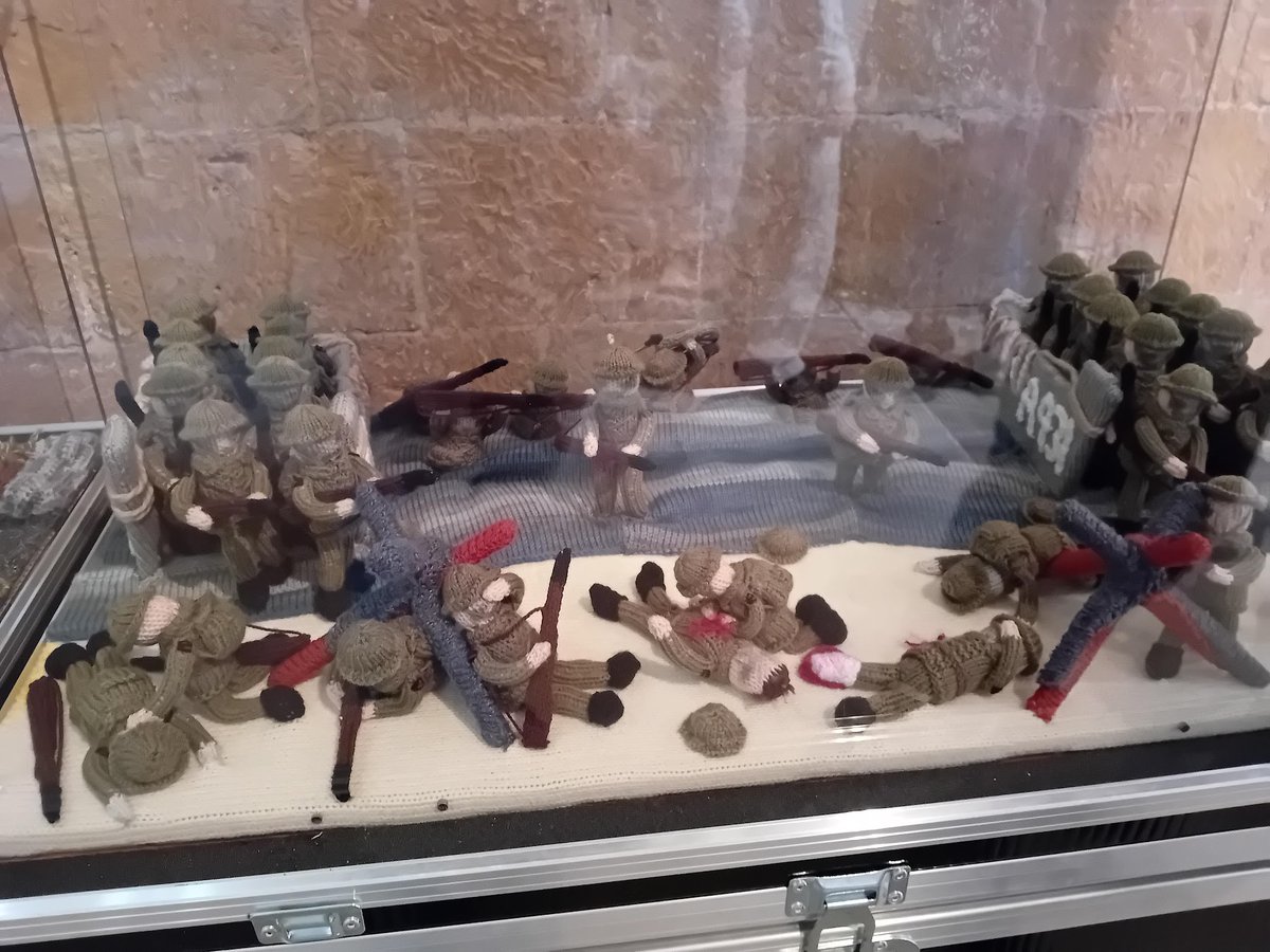 AlisonPailing's tweet photo. #AlphbetChallenge #WeekKforKnowledge
Knowledge through knitting.
The excellent “The Longest Yarn” remembering D Day 80 years on at Southwell Minster today. https://t.co/iQGiHpXqlo