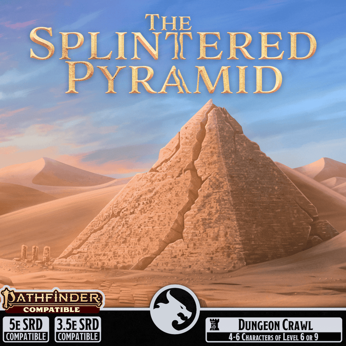 The Splintered Pyramid is said to be the resting place of an ancient god and a pilgrimage site for those who seek enlightenment. Is the counsel they receive really from their god or something more sinister?
Find out in this exciting dungeon crawl!