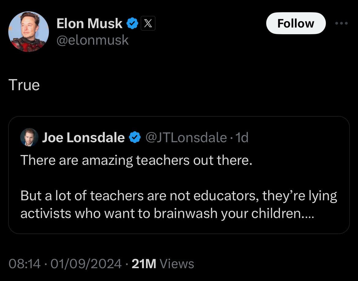 There are some good social media website owners out there.

But some social media website owners are not impartial, they're hard right wing activists who amplify lies to brainwash their followers.