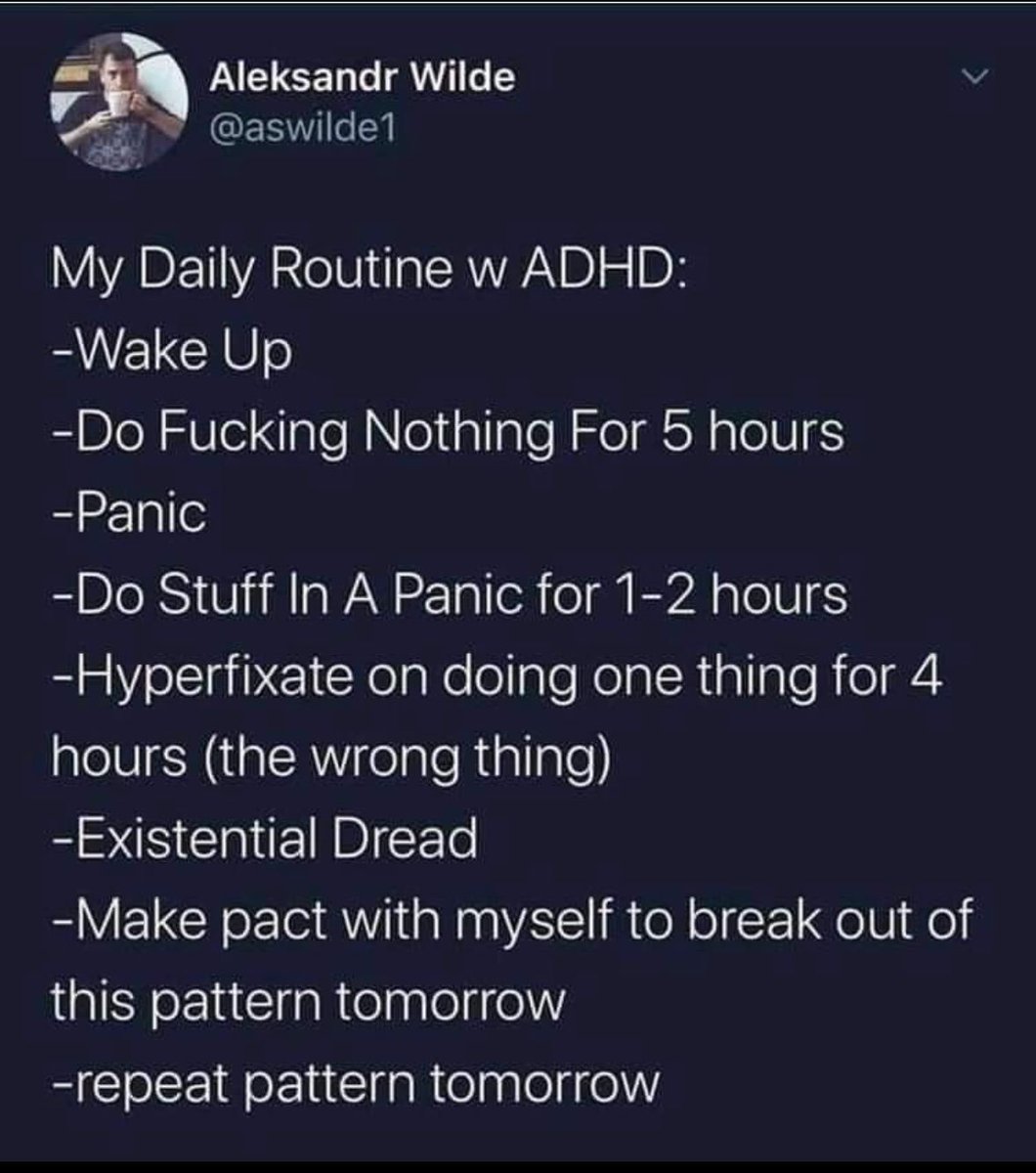 ADHD Memes (@adhdforreal) on Twitter photo 
