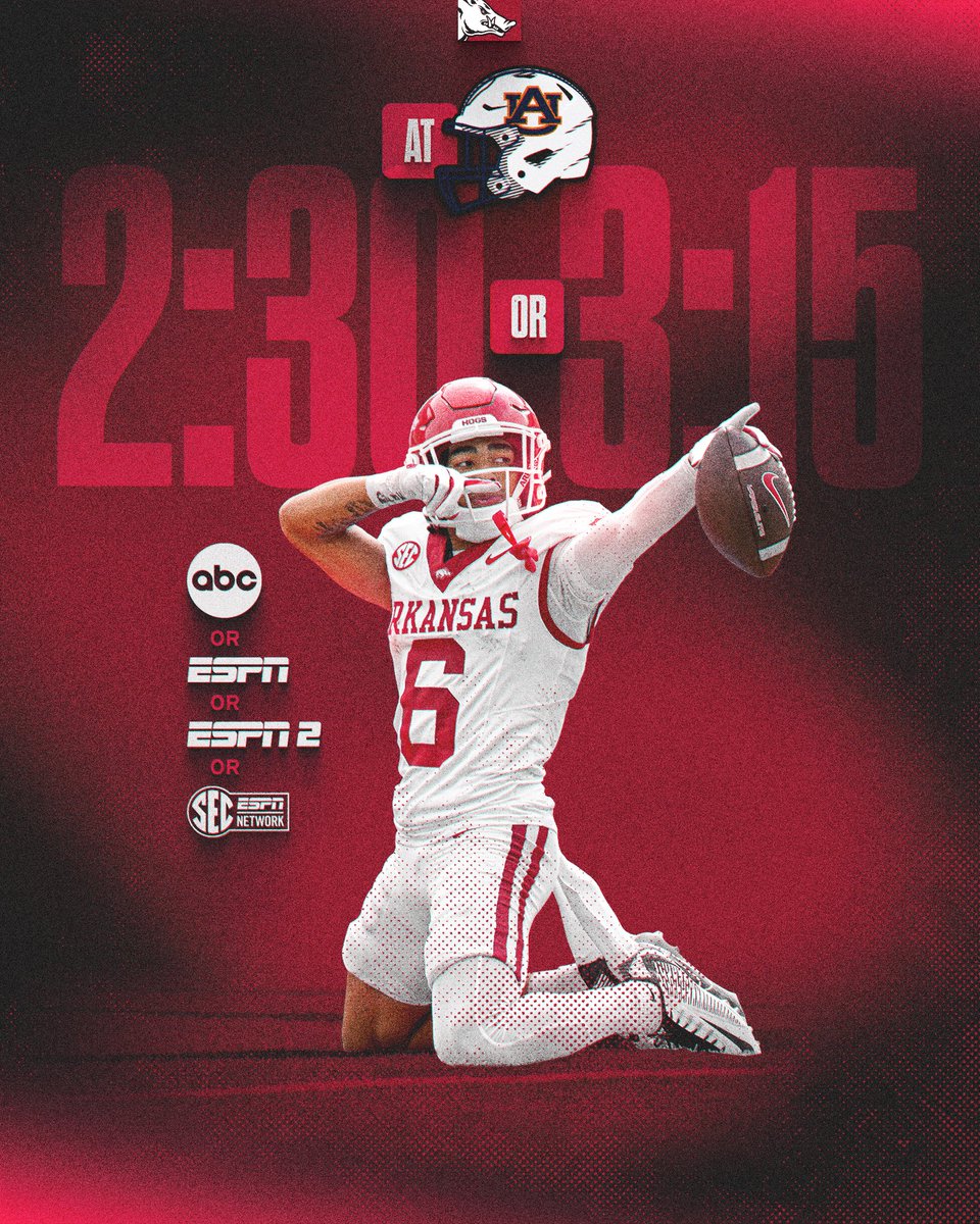 RazorbackFB's tweet photo. See you on The Plains https://t.co/PuyJMcn05r